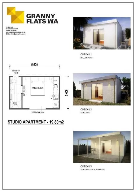 Granny Flat Design - The Studio Home Design